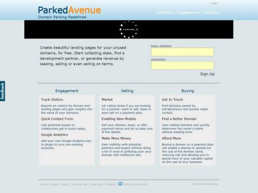 ParkedAvenue - 域名停放和出售
