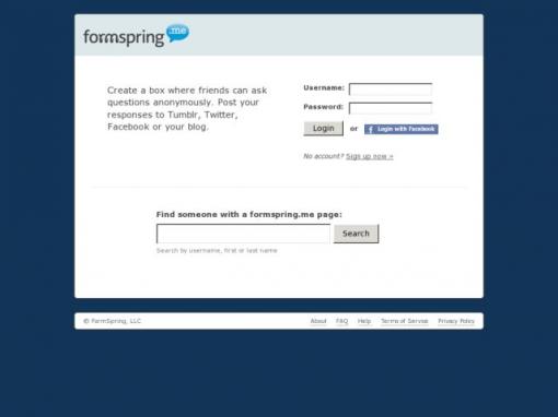 formspring - 在线匿名提问