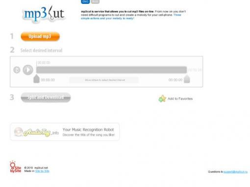 Online mp3 cut tool - MP3铃声制作工具