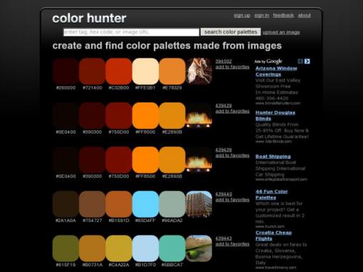 Color Hunter - 自动获取图片上的颜色