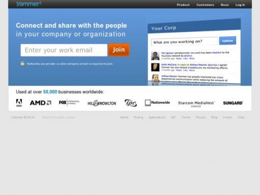 Yammer - 面向企业用户的微博客服务