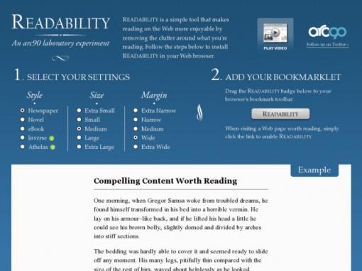 Readability - 用舒服的方式浏览网页