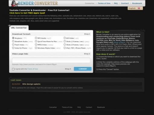 benderconverter.com - 专业YouTube视频下载