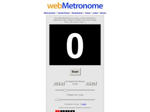 WebMetronome.com - 在线节拍器