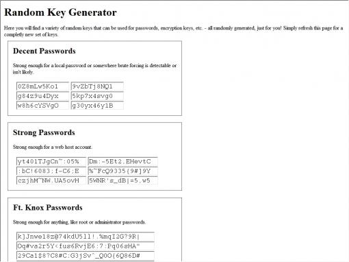 Random Key Generator – 随机密码生成工具