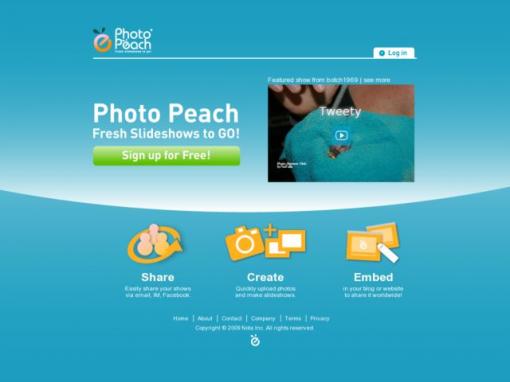 PhotoPeach – 创建时尚的照片幻灯片