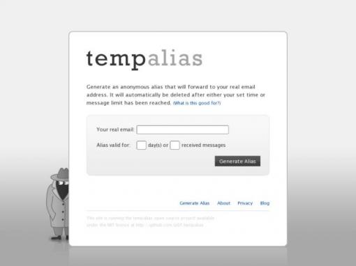tempalias – 临时邮箱别名