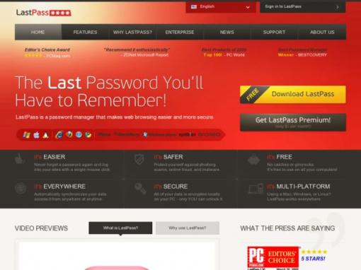 LastPass – 你的密码管家
