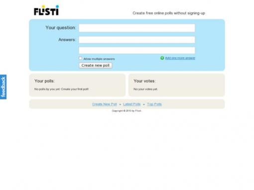 Flisti - 无需注册的投票服务