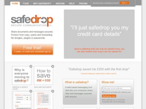 safedrop – 安全性极高的文件发送服务