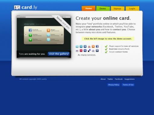Card.ly - 你的网络在线名片