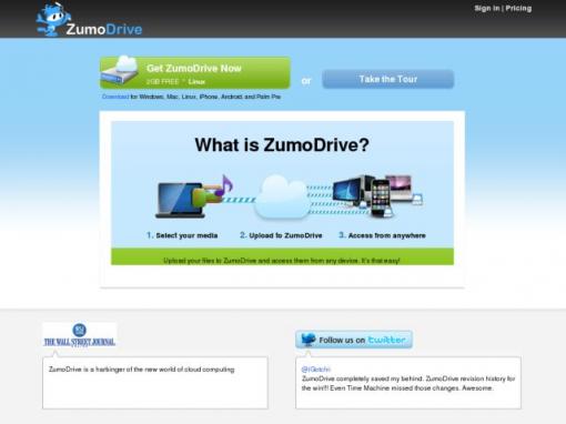 ZumoDrive – 从任何地方访问你的媒体和文档