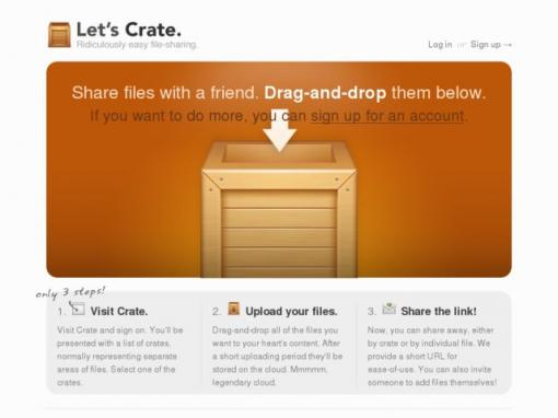 Let's Crate - 拖拽式文件分享平台
