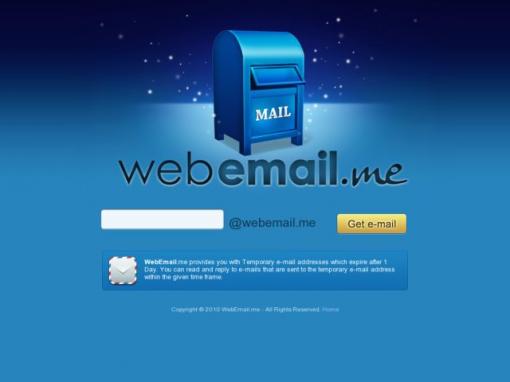 WebEmail.me - 安全的一次性邮箱