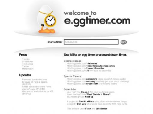E.gg Timer – 在线倒数计时器