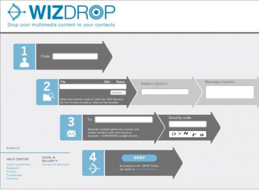 WizDrop - 发送多媒体内容给你的联系人