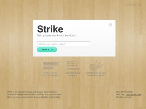 Strike - 逐个击破你的任务列表