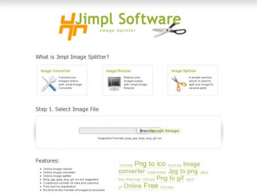 Jimpl Image Splitter - 在线图片编辑