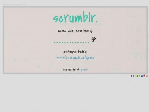 scrumblr - 记录临时信息的便签板