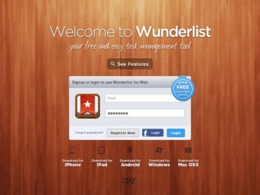 Wunderlist - 跨平台任务管理工具