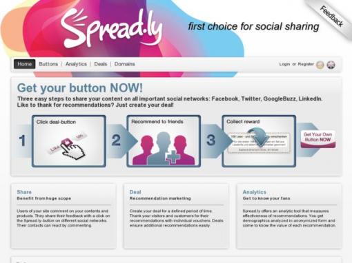 Spread.ly - 给网站添加喜欢按钮