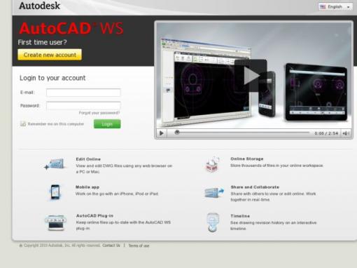 AutoCAD WS - 支持移动设备的在线版AutoCAD