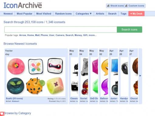 Icon Archive - 专业图标资源搜索引擎