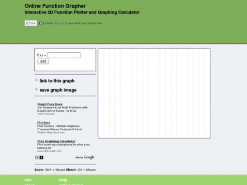 Online Function Grapher 函数图像生成器