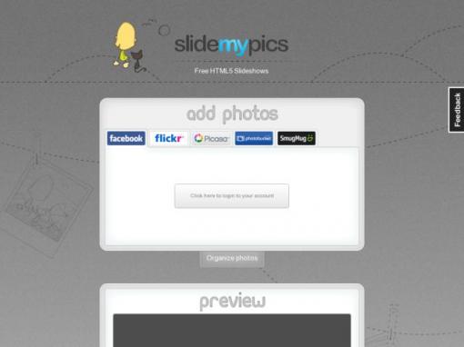 SlideMyPics - 制作HTML5照片幻灯片