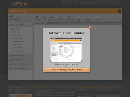 JotForm - 可视化表单制作工具