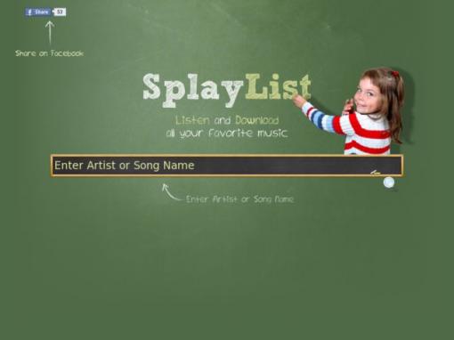 SplayList - 支持试听和下载的音乐搜索引擎