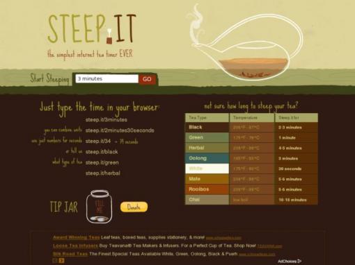 Steep.it - 在线煮茶计时器