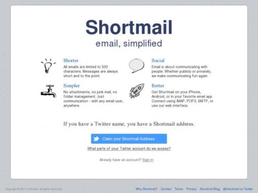 Shortmail - 类社交化邮件管理服务