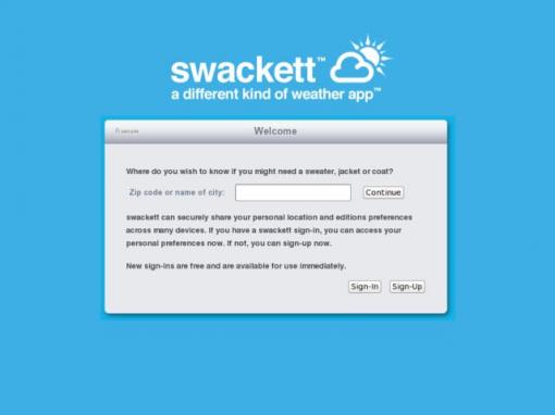 swackett - 人性化的天气预报服务