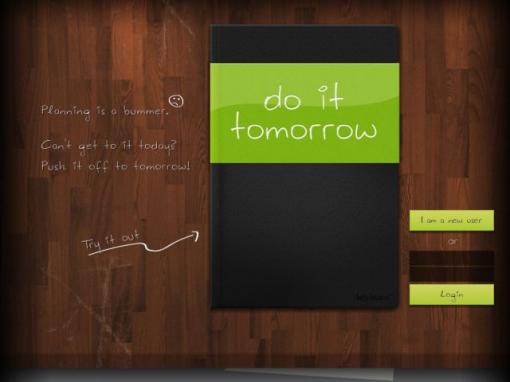 Do It (Tomorrow) - 短期任务管理笔记本