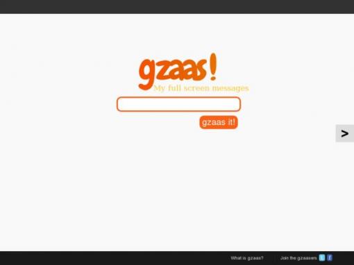 gzaas - 屏幕告示贴