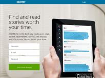 QUOTE.fm 加入社交元素的离线阅读工具
